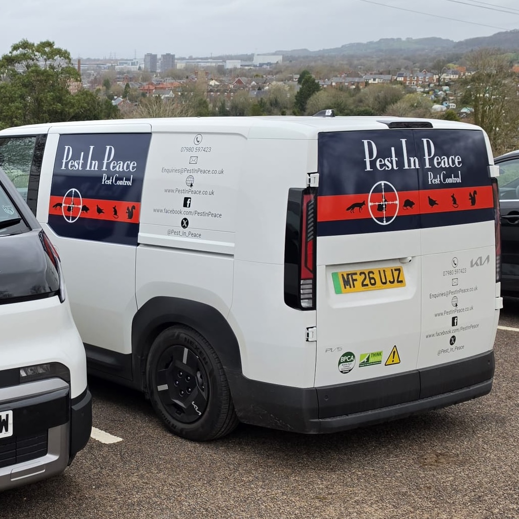 Pest in Peace branded van