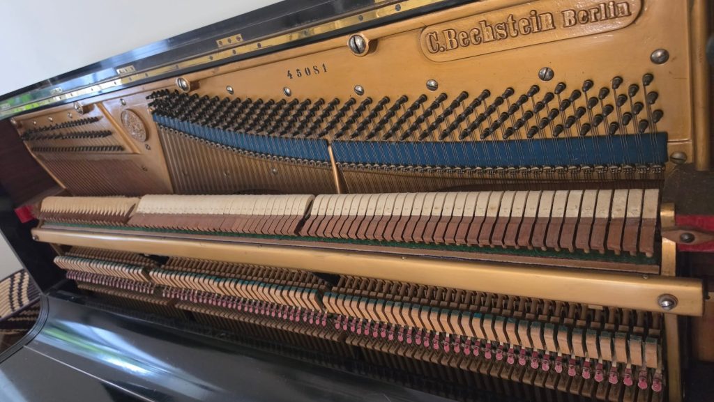 A piano that's had a moth infestation